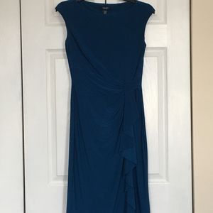 Sapphire Blue Chaps Cocktail/Interview Dress, XS